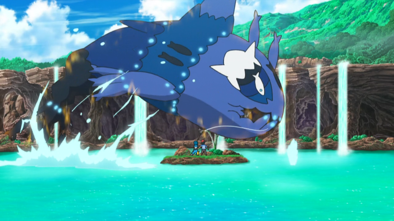 totem wishiwashi anime pokémon