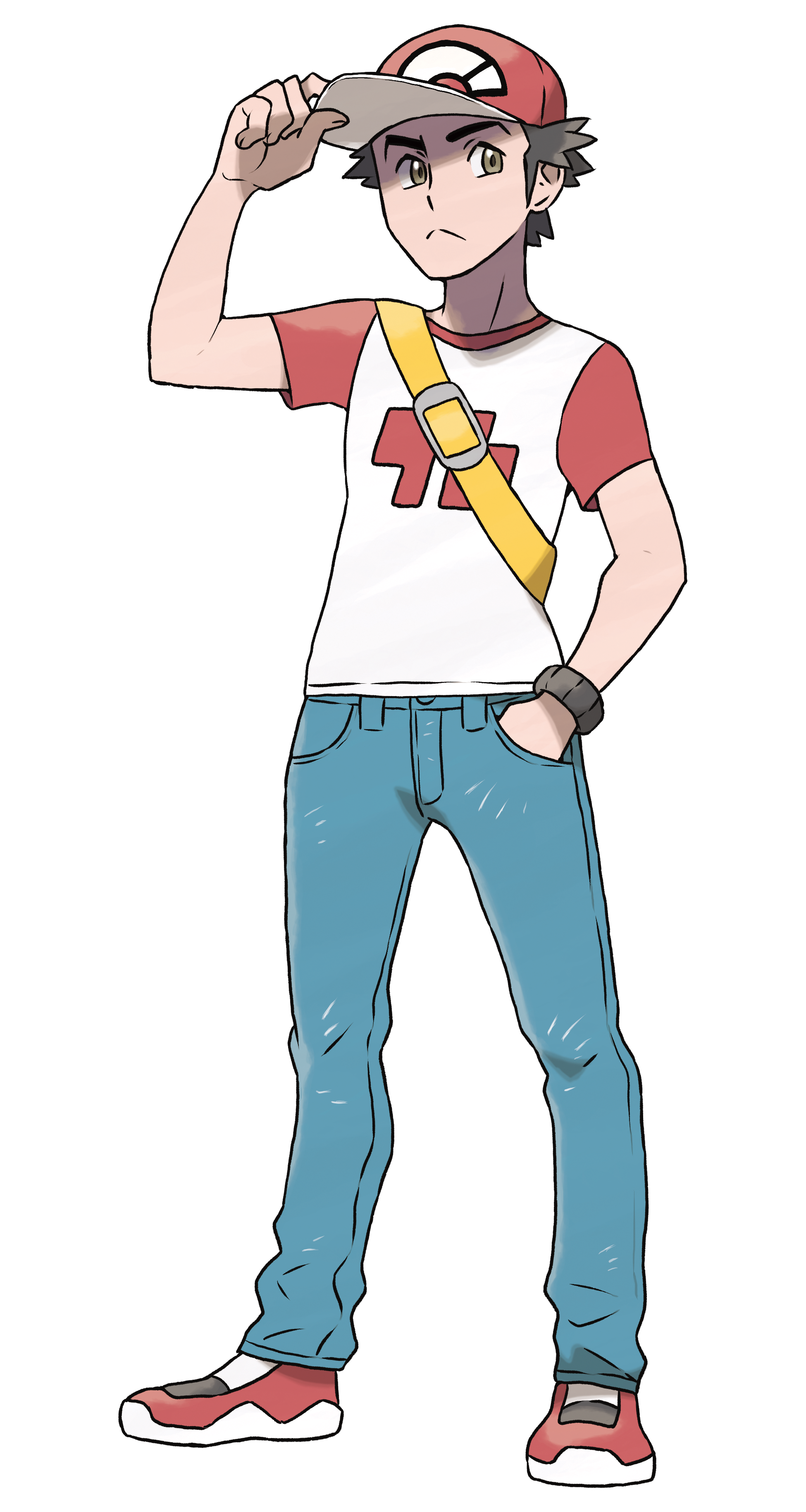 Trainer Red: USUM Minecraft Skin