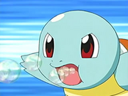 EP459 Squirtle usando burbuja