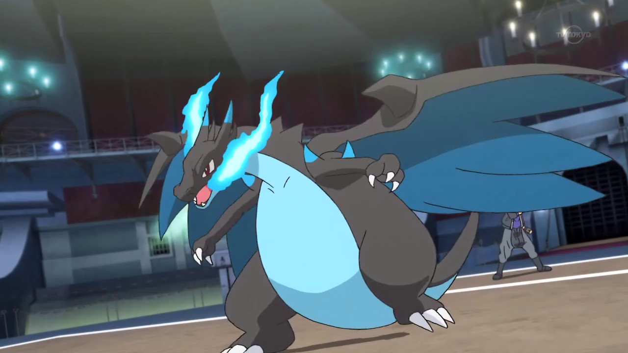 Ashs Mega Charizard X Pokéfanon Fandom Powered By Wikia