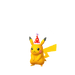 Pikachu party hat shiny