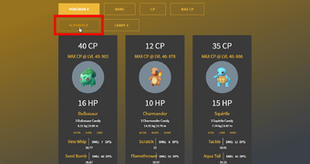 ポケモンgo ポケモン個体値の計測 Pokemongo Wikia Fandom