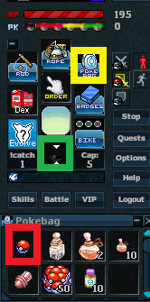 Usingpokeball
