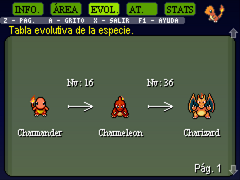 CharmanderEvoluciones