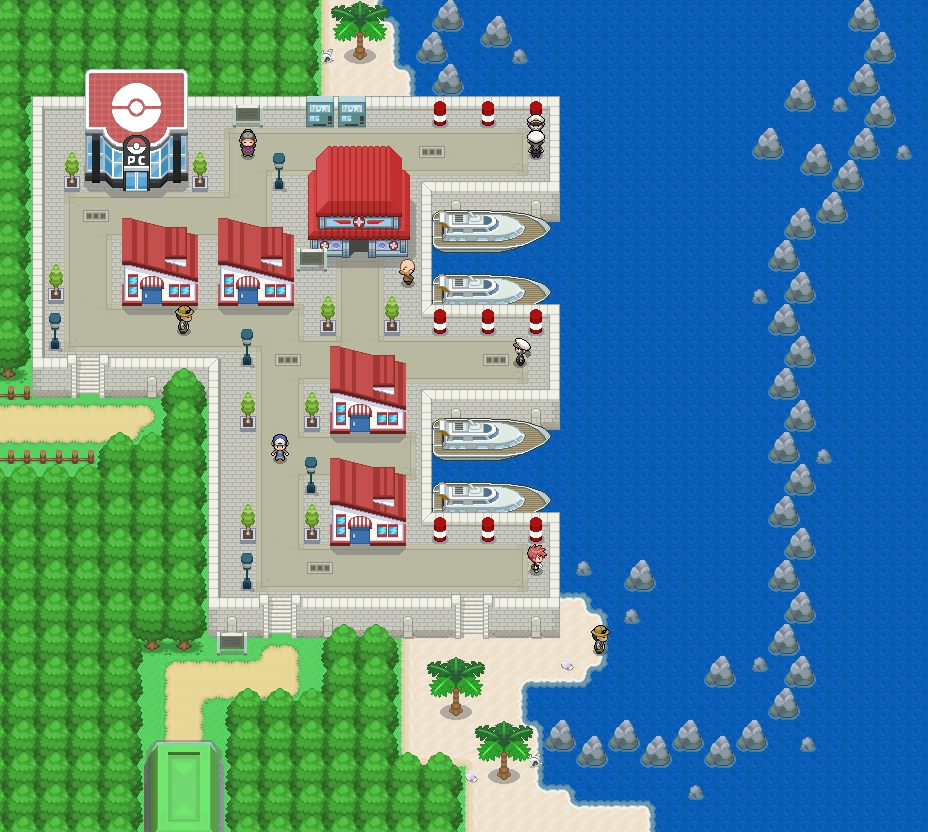 Sailport Town Pokemon Solar Light Lunar Dark Wiki Fandom
