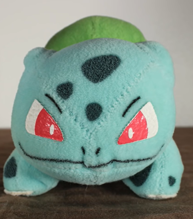 shiny bulbasaur plush