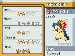 Pokéthlon stats