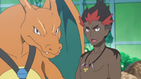 Kiawe and Charizard