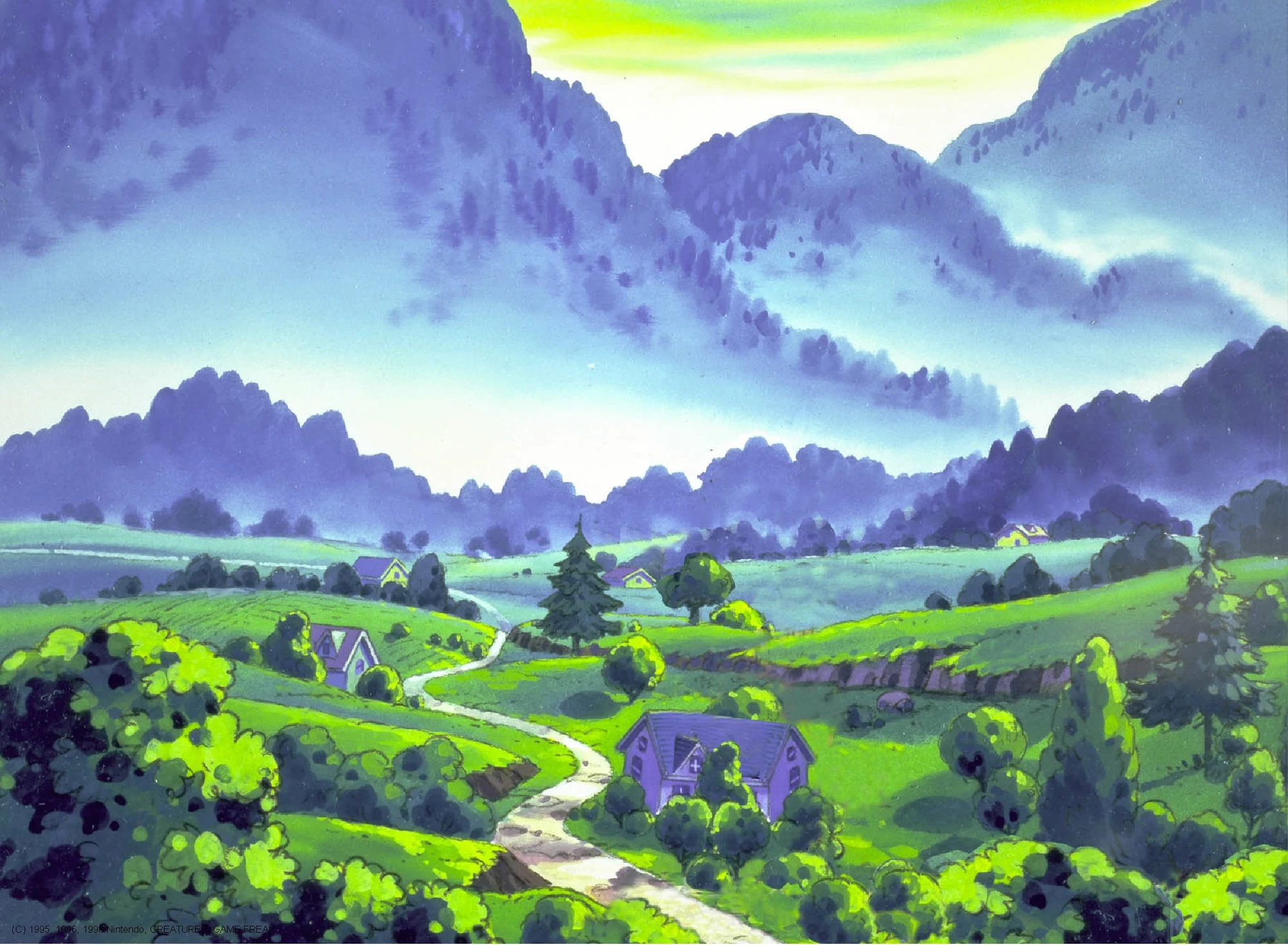 Imagem Pallet Town anime art.jpg PokéPédia FANDOM powered by Wikia