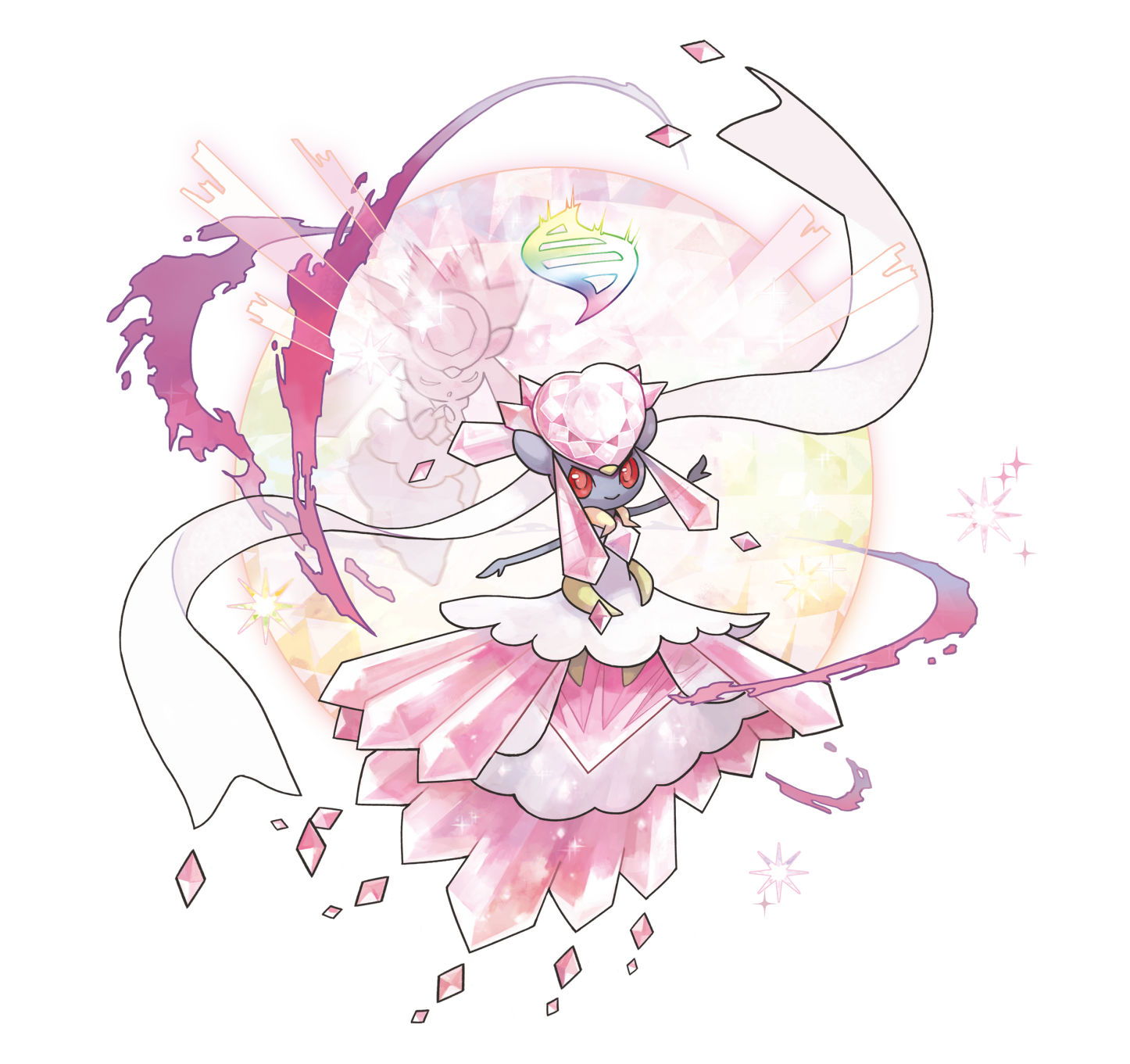 Imagen - Arte de Mega Diancie.png | PokéPolis | FANDOM powered by Wikia