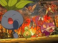 Pokemon uyendo del incendio