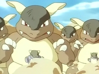 Kangaskhan usando multiplicacion