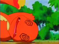 Charmander debilitado