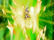 Ambipom usando rapidez
