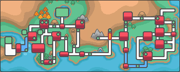 Kanto Victory Road Map