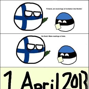 Why Estonia Wants Into Nordic Polandball