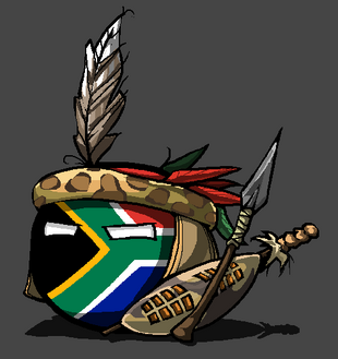 South Africaball | Polandball Wiki | FANDOM powered by Wikia