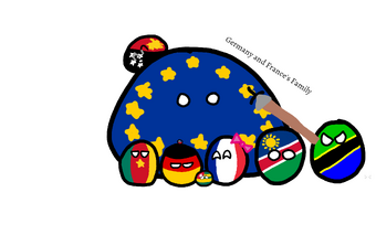 France And 7 Little Germans Polandball