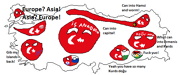 Turkey Countryballs Map