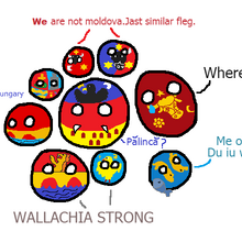 Hungary Vs Romania With Countryballs