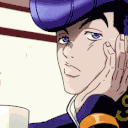 INTSL Josuke sips tea