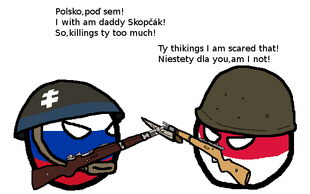 poland invasion polandball slovak war 1939 wikia date ii