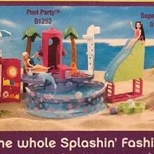 polly pocket splashin fashion pool party