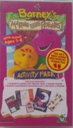 Barney Making New Friends 1997 UK VHS Cover