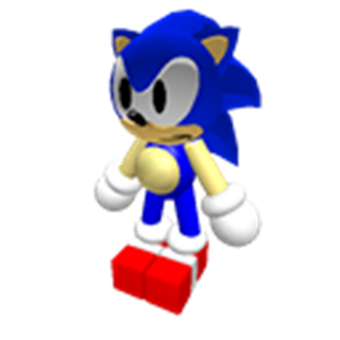Sonic Roblox Character Polysonic Wiki Fandom - sonic model roblox