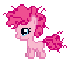 Filly-Pinkie Stand Curly Left