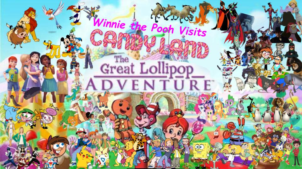 Winnie The Pooh Visits Candy Land The Great Lollipop