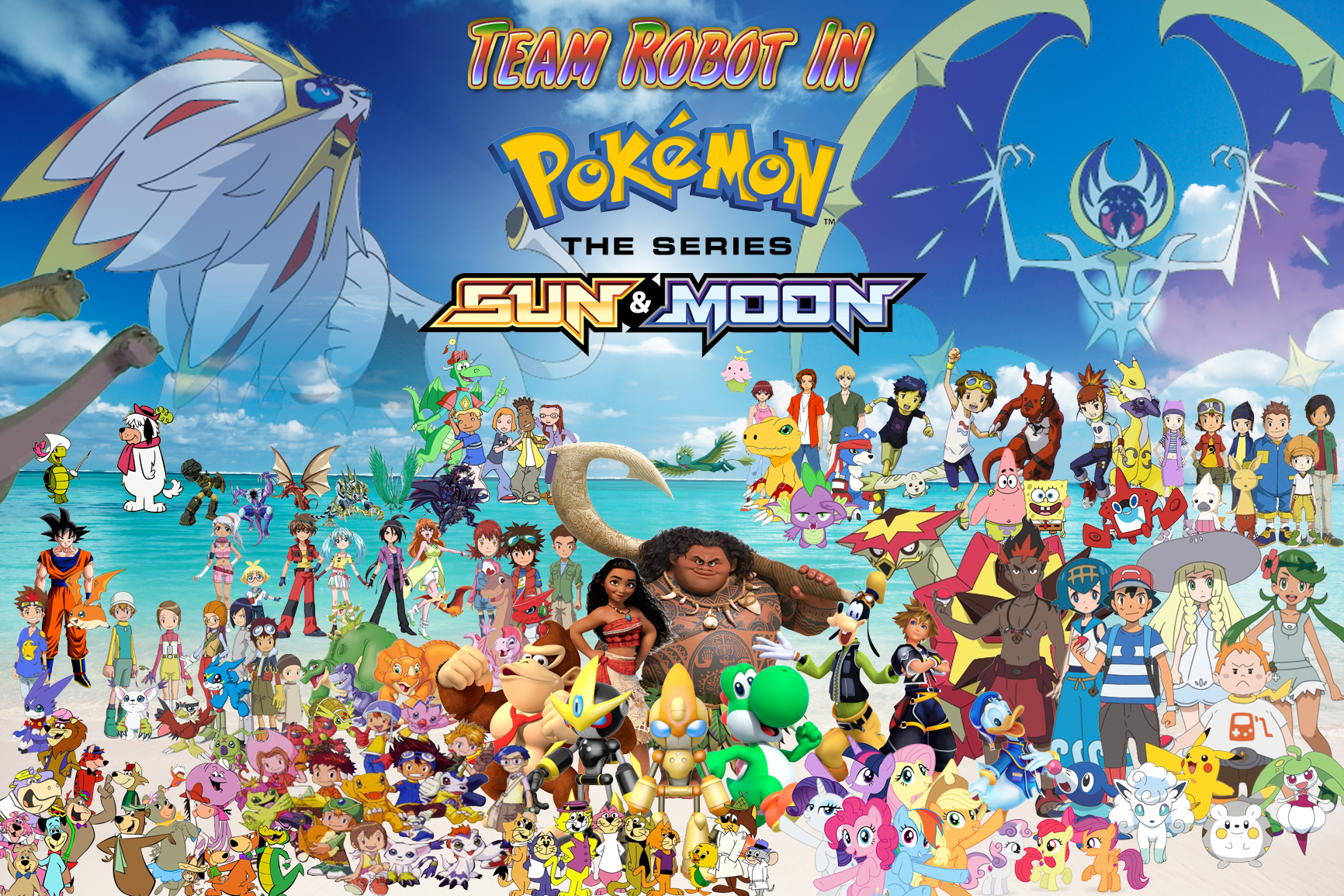 Team Robot In Pokemon Sun & Moon The Series | Pooh's ...