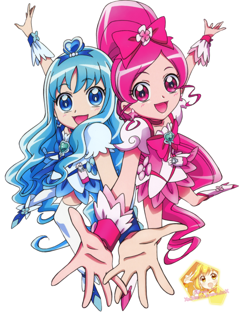 Tsubomi Hanasaki And Erika Kurumi Heartcatch Pretty Cure Pooh S