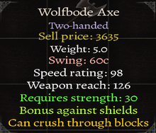 Wolfbode Axe 3.9