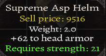 Supreme Asp Helm