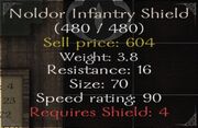 Noldor infantry shield