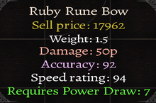 Ruby Rune Bow 3.9