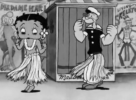 betty boop and popeye