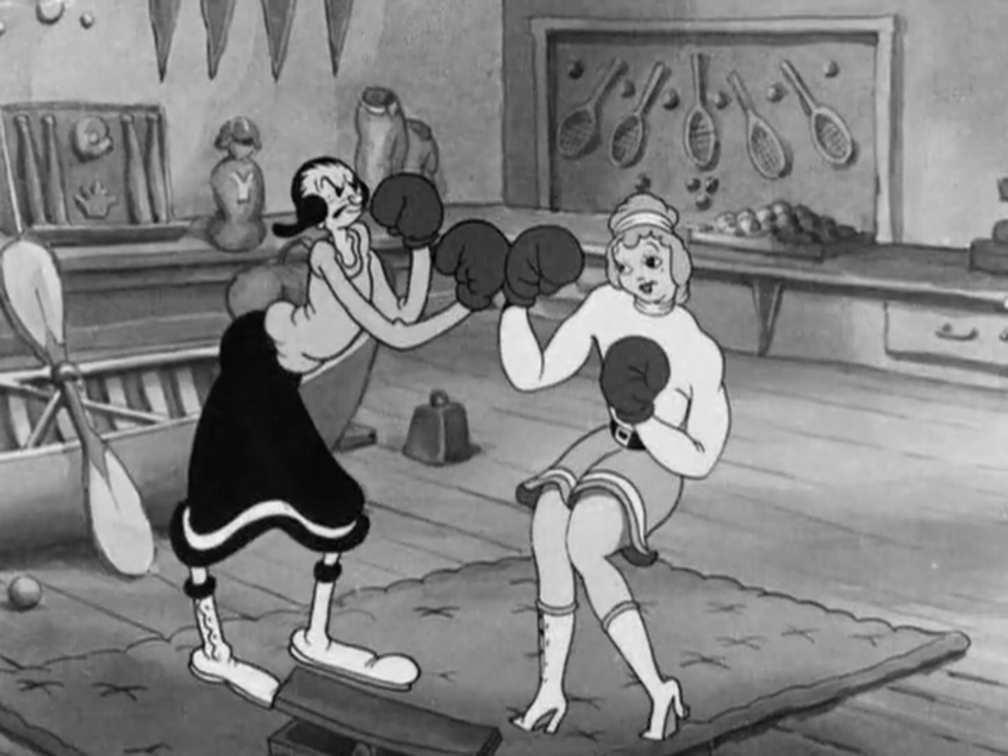 Never Kick a Woman | Popeye the Sailorpedia | Fandom