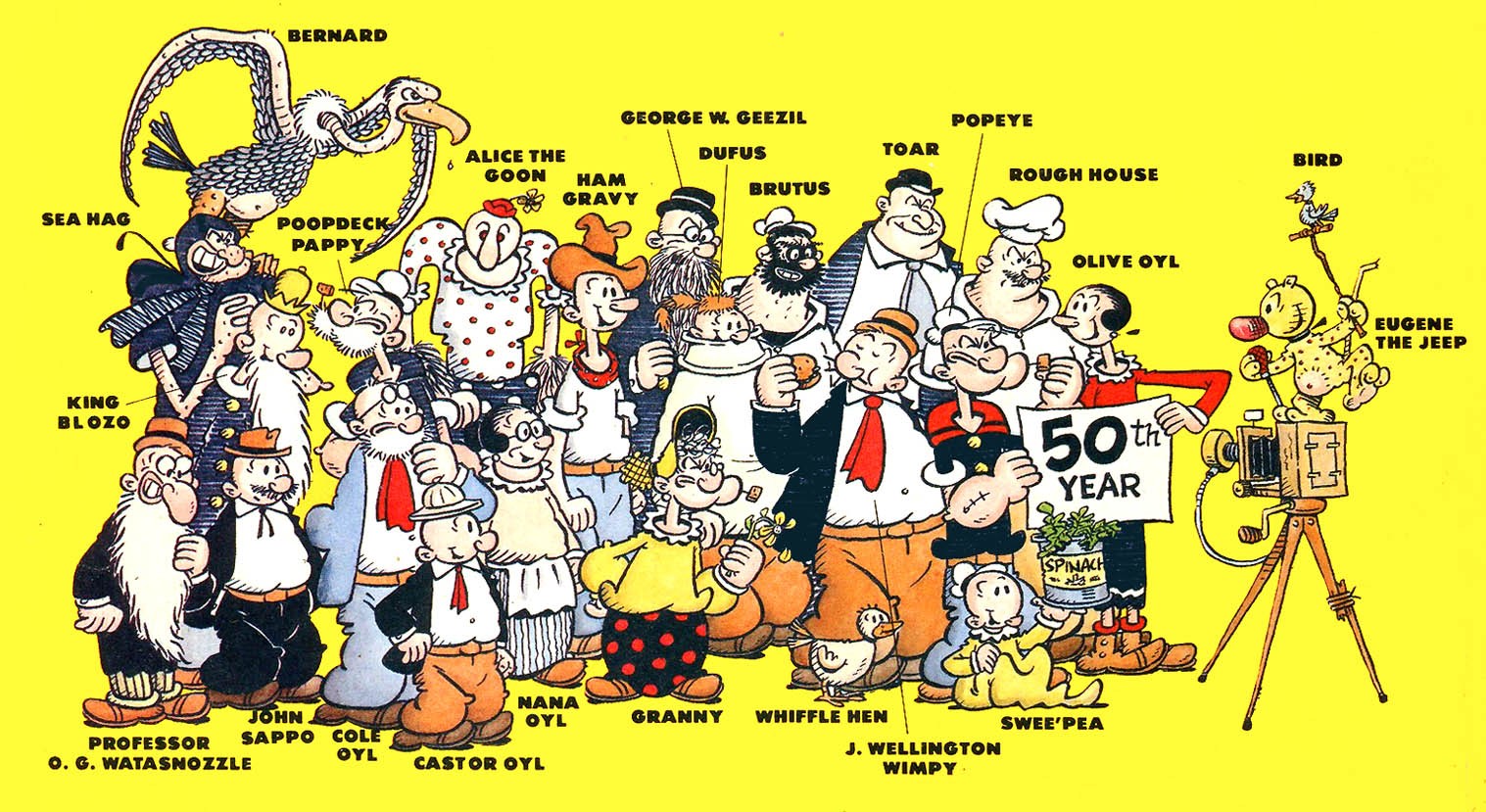 image who s who jpg popeye the sailorpedia fandom powered by wikia