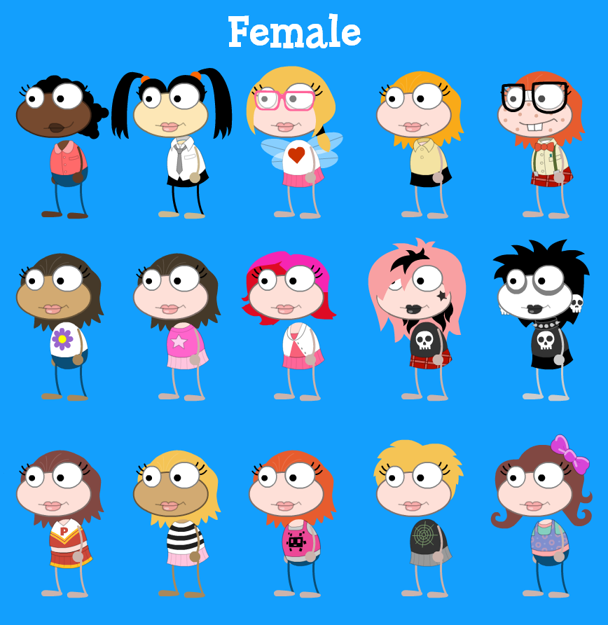 image poptropica school island kids female png poptropica