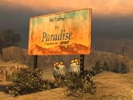 Paradise sign