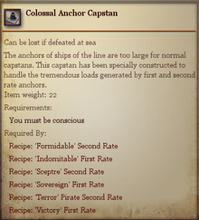Colossal Anchor Capstan