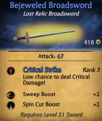 Bejeweled Broadsword