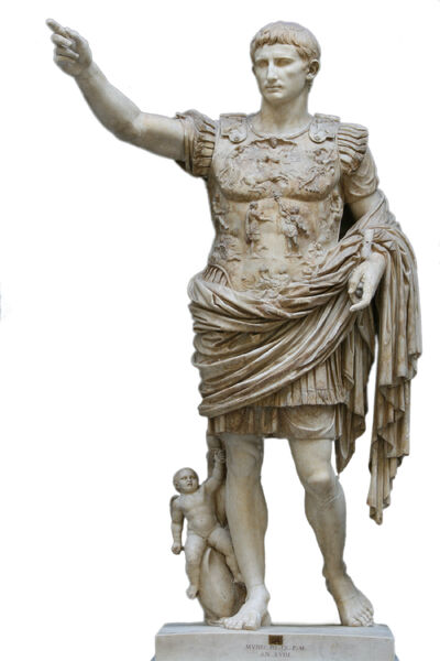 Statue-Augustus white background