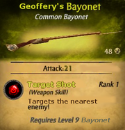 Geoffery's Bayonet