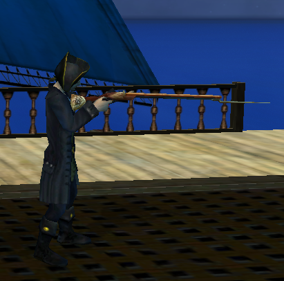 Point a musket somewhere