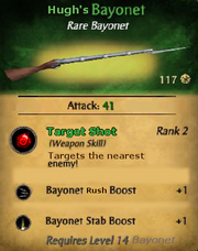 Hugh's Bayonet