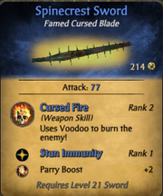 Spinecrest Sword