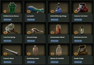 Potionsingredients